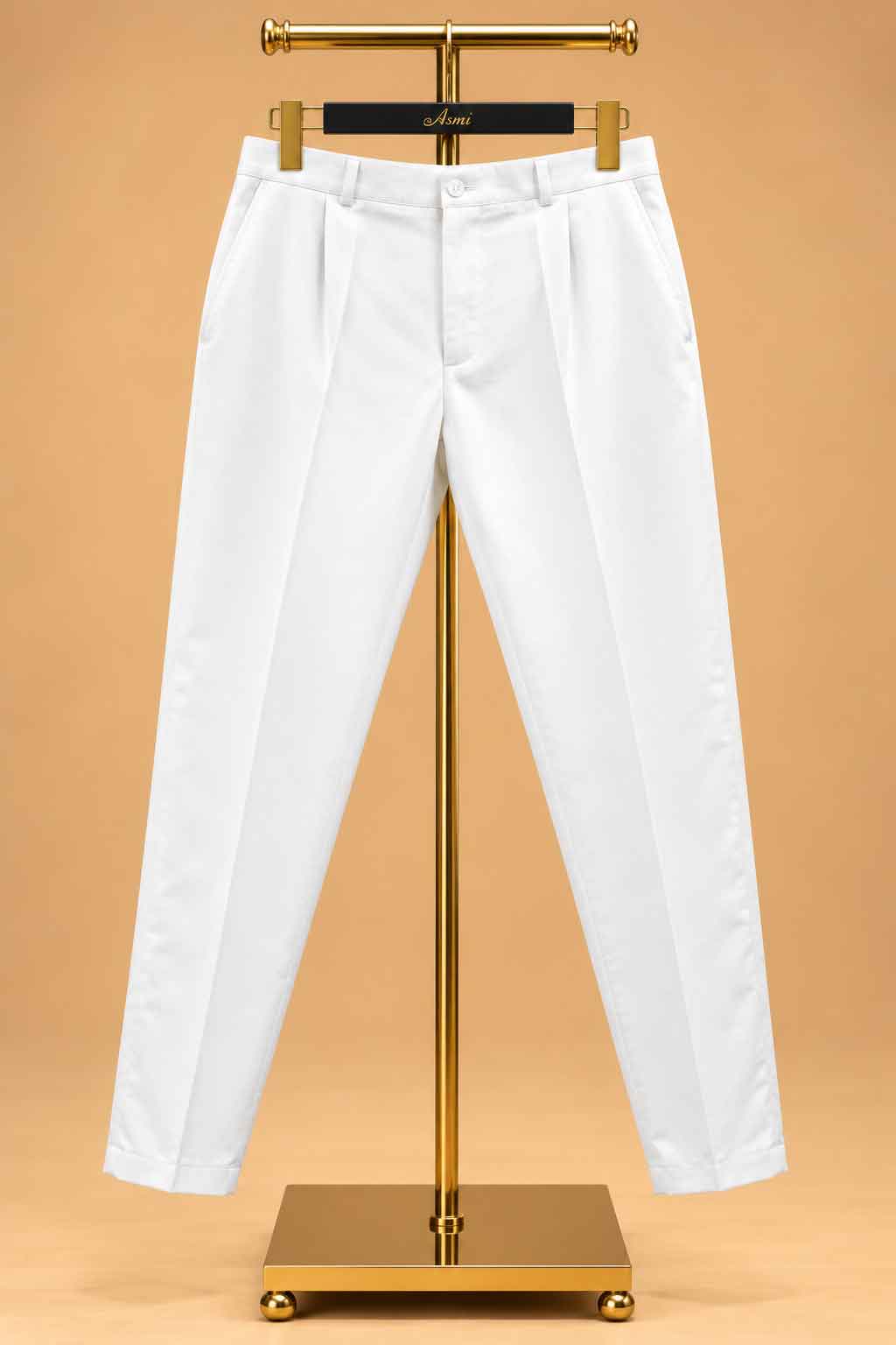 Ivory Textured Sherwani for Men with Trousers – product image 6