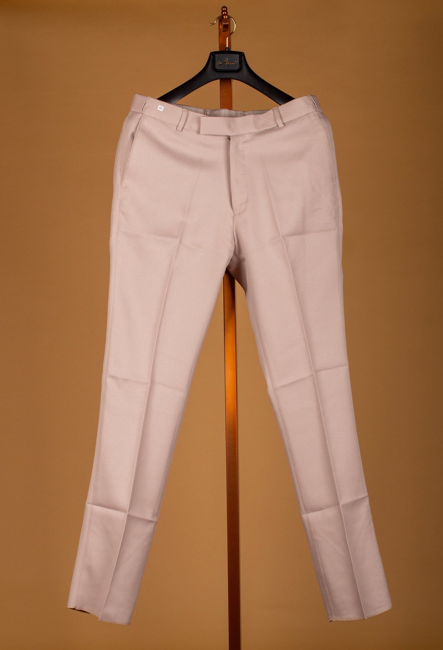 Blush Pink Minimalist Bandhgala Suit with Studded Detail