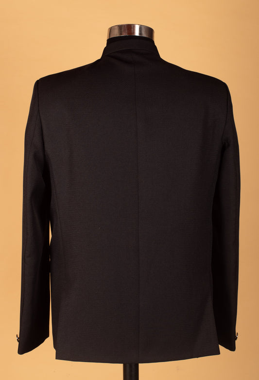 Classic black Bandhgala suit for men – product image 2