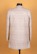 Ivory Beige Embroidered Sherwani Set for Men – Premium Wedding & Groom Wear