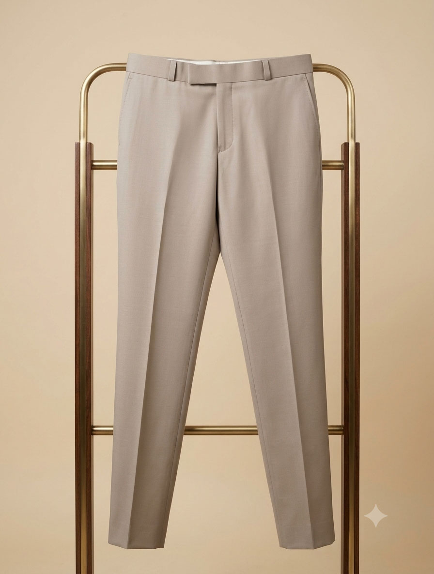 Men's Premium Ivory Double-Breasted Formal Suit for Weddings & Receptions