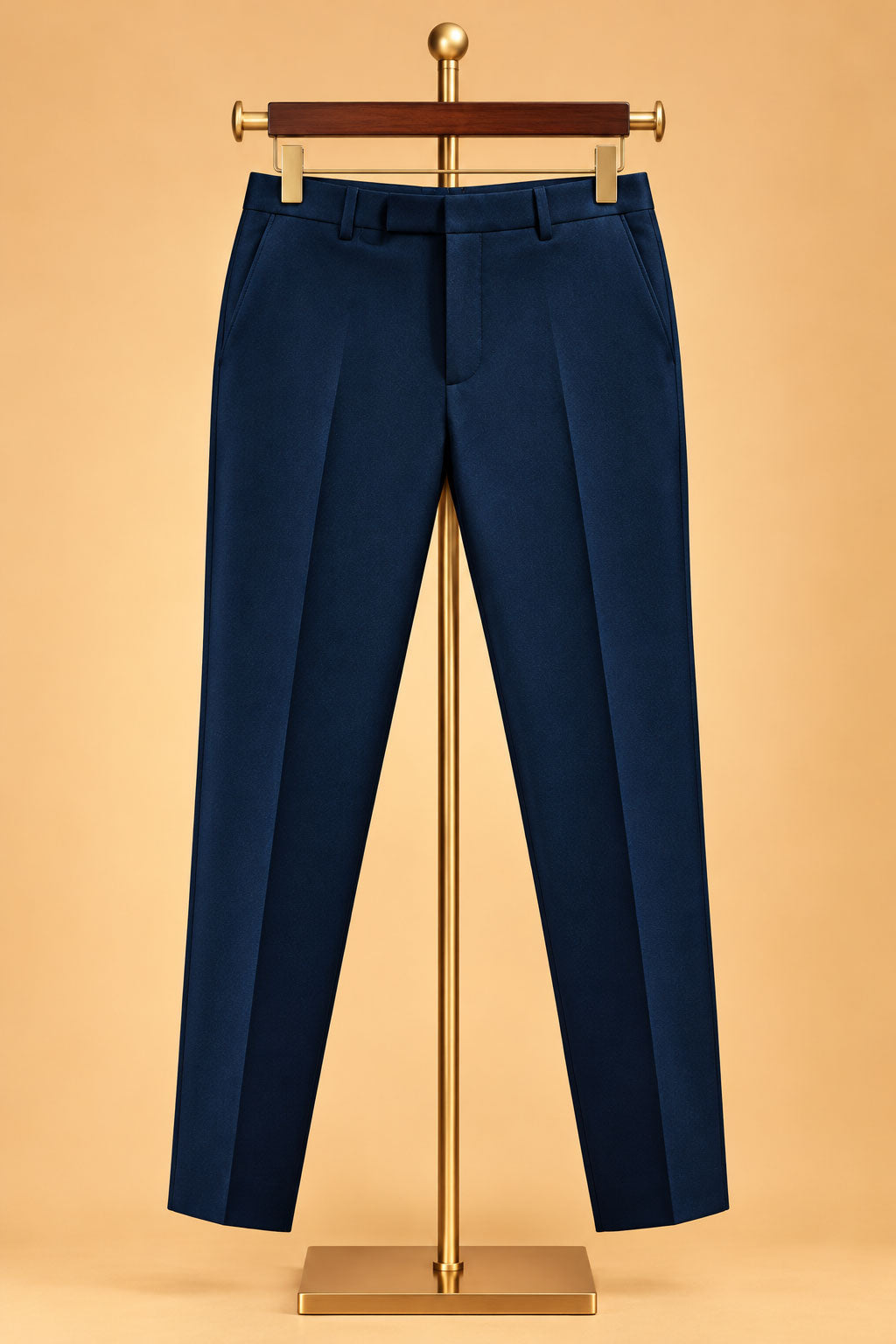 Men's Premium Navy Blue Embellished Three-Piece Tuxedo Suit for Weddings & Receptions