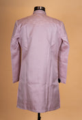 "Pastel Pink Embroidered Sherwani Set for Men – Designer Wedding & Reception Sherwani Meta Description"