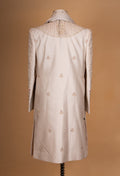 Beige Embroidered Sherwani Set with Stole for Men – Designer Groom Wedding Sherwani