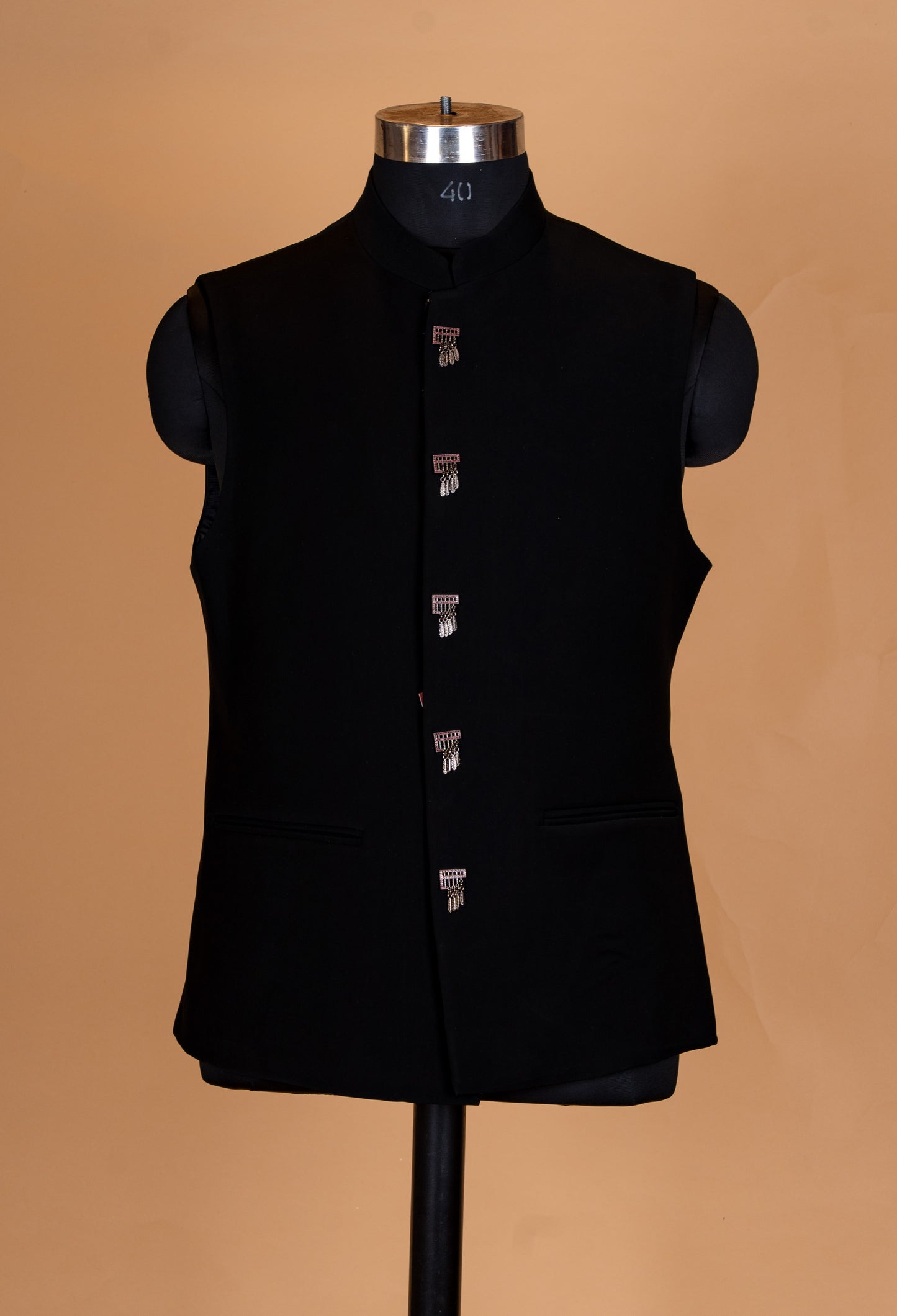 Maroon Embroidered Indo-Western Blazer Set for Men – Designer Reception & Party Wear Outfit