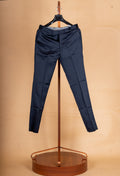 Premium Navy Blue Textured Tuxedo Suit for Men | Designer 3-Piece Wedding & Party Wear Suit