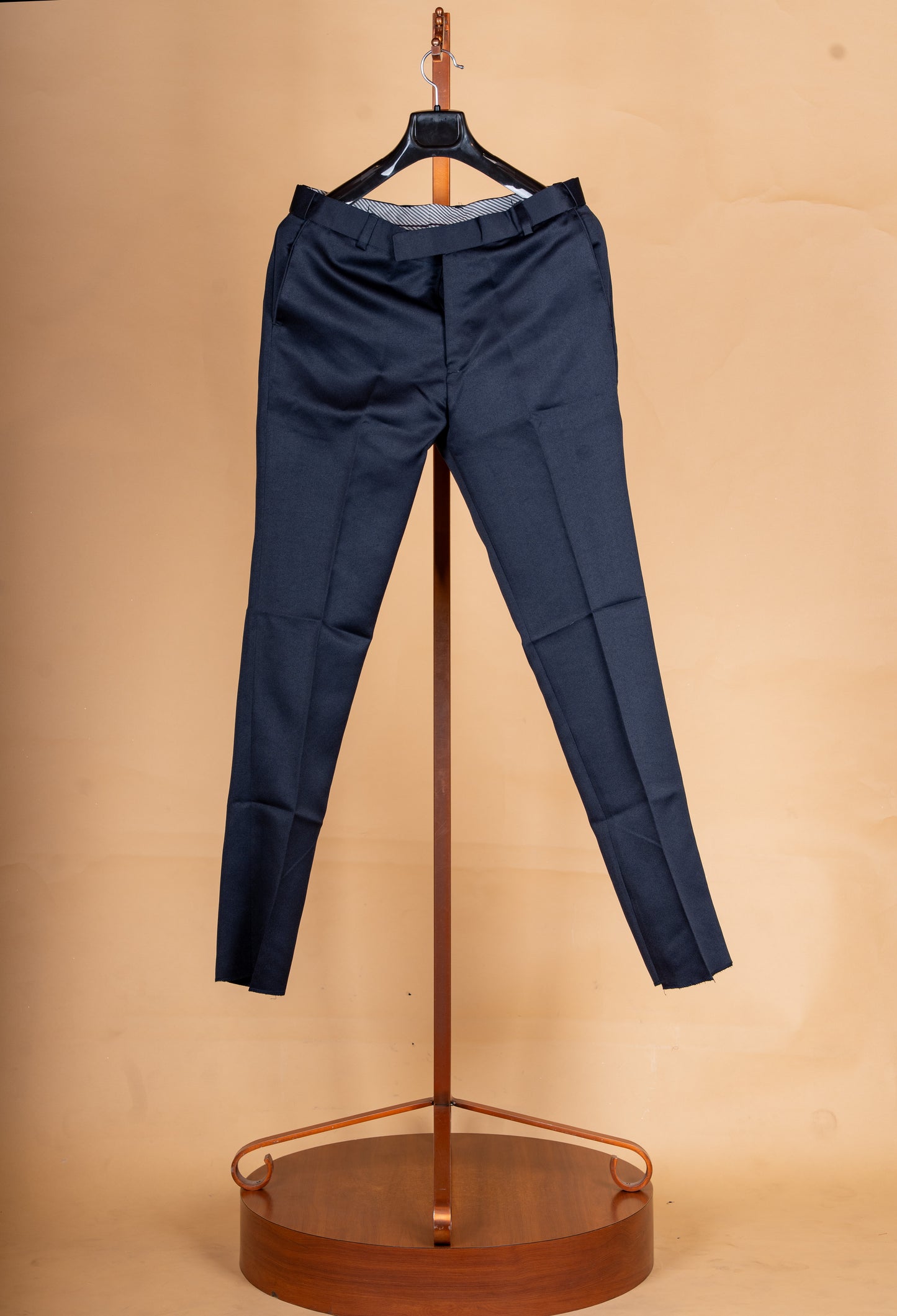 Premium Navy Blue Textured Tuxedo Suit for Men | Designer 3-Piece Wedding & Party Wear Suit