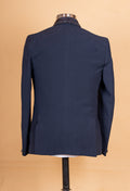 Classic Navy Blue 3-Piece Formal Suit for Men | Designer Wedding & Business Wear Suit Set