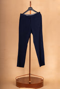 Premium Navy Blue Embellished Tuxedo Suit for Men | Designer Wedding & Party Wear Blazer Set
