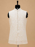 Premium Mint Green Embroidered Indo-Western Sherwani Set for Men | Designer Wedding & Festive Wear