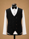 Luxury Black Embroidered Tuxedo Suit for Men with Satin Shawl Lapel | Premium Wedding & Reception Formal Wear