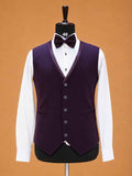 Luxury Deep Plum Embellished Tuxedo Suit for Men | Premium Designer Wedding, Reception & Black Tie Wear