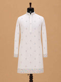 Men's Pista Kurta Pajama with Designer Embroidered Jacket | Premium Festive & Wedding Ethnic Wear
