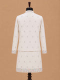 Men's Pista Kurta Pajama with Designer Embroidered Jacket | Premium Festive & Wedding Ethnic Wear