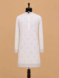 Men's Pink Kurta Pajama with Designer Embroidered Jacket | Premium Wedding & Festive Ethnic Wear