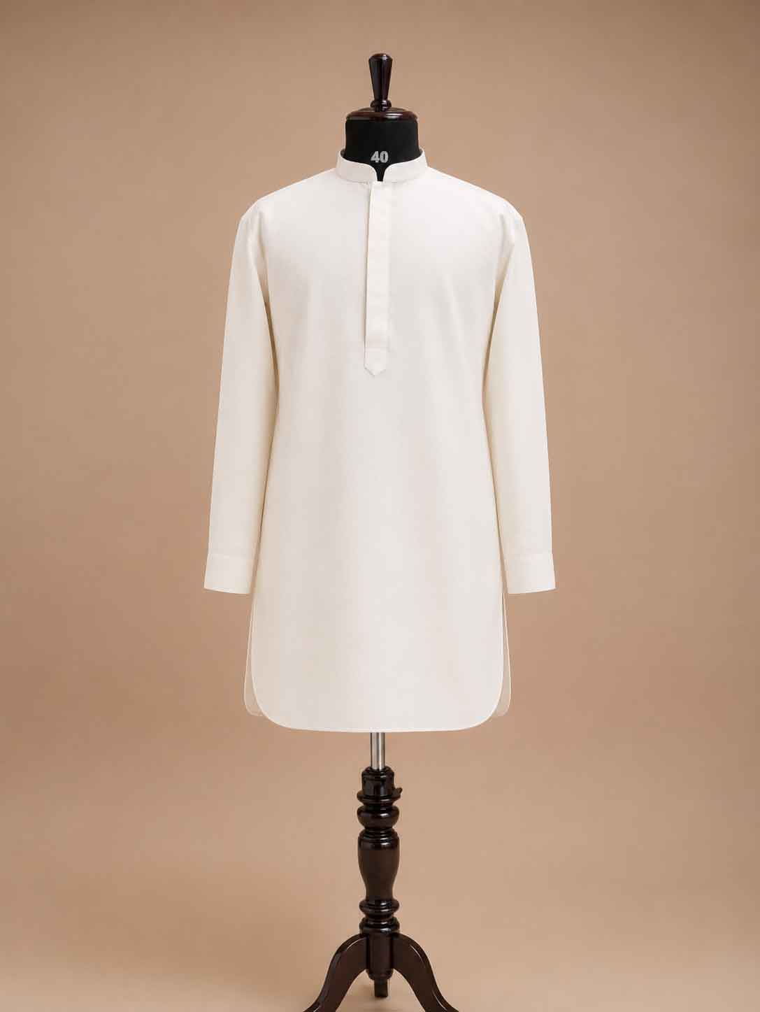 Men's Cream Kurta Pajama with Floral Embroidered Nehru Jacket | Premium Ethnic Wear for Weddings & Festive Occasions