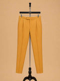 Men's Mustard Kurta Pajama with Embroidered Nehru Jacket | Premium Ethnic Wear for Weddings & Festive Occasions