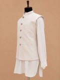 Men's Sky Blue Kurta Pajama with Designer Nehru Jacket | Premium Festive & Wedding Ethnic Wear