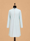 Men's Firozi Kurta Pajama with Embroidered Nehru Jacket | Designer Festive & Wedding Ethnic Wear
