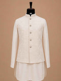 Men's Onion Kurta Pajama with Designer Nehru Jacket | Premium Wedding & Festive Ethnic Wear