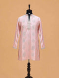 Men's Pink Embroidered Kurta Pajama | Premium Designer Ethnic Wear for Weddings & Festive Celebrations