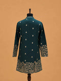 Men's Green Embroidered Kurta Pajama | Premium Designer Ethnic Wear for Weddings & Festive Occasions