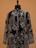 Men's Black Heavy Embroidered Kurta Set | Prem
