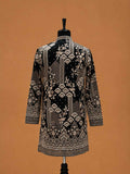 Men's Black Heavy Embroidered Kurta Set | Prem