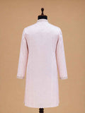 Men's Pink Embroidered Kurta Set | Premium Designer Ethnic Wear for Wedding, Festive & Traditional Occasions