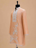 Men's Gold Embroidered Kurta Set with Open Jacket | Premium Designer Ethnic Wear for Wedding & Festive Occasions