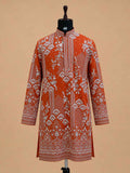 Men's Rust Embroidered Kurta Set | Premium Designer Ethnic Wear for Wedding, Festive & Traditional Occasions