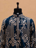 Men's Teal Embroidered Kurta Set | Premium Designer Ethnic Wear for Wedding, Festive & Traditional Occasions