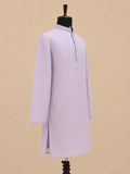 Men’s Pink Embroidered Kurta with White Trousers | Elegant Festive Ethnic Wear