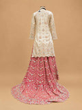 Rani Embroidered Sharara Set with Ivory Sharara & Printed Dupatta | Festive Wear