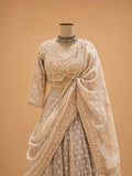 Pista Green Embroidered Lehenga with Detailed Blouse & Dupatta | Wedding Wear