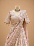 Pink Embroidered Lehenga Set with Blouse & Dupatta | Wedding Wea