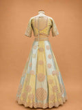 Pista Green Embroidered Lehenga Set with Blouse & Dupatta | Festive Wear