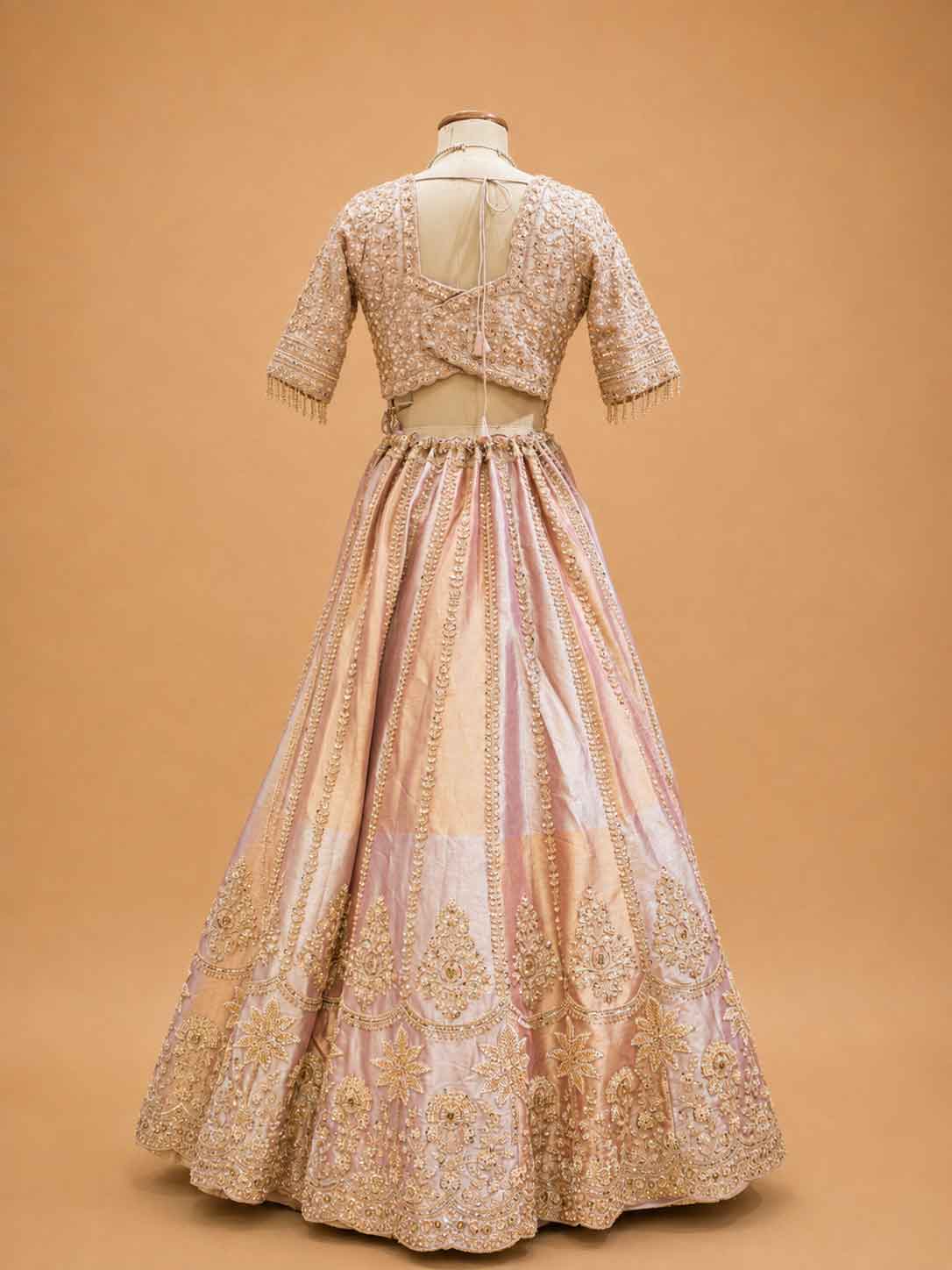 Pink Embroidered Lehenga Set with Blouse & Dupatta | Wedding & Festive Wear