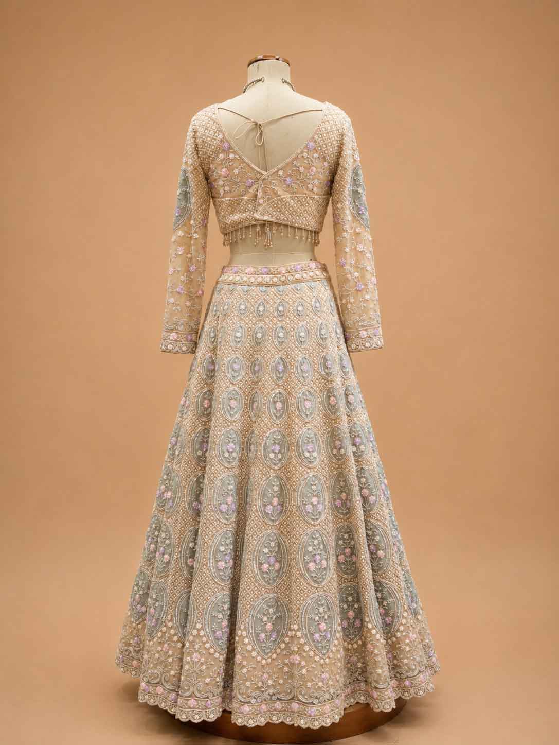 Pink Embroidered Lehenga Set with Blouse & Dupatta | Wedding & Festive Wear