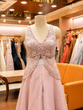 Elegant Pink Embroidered Lehenga Set with Sheer Dupatta | Festive & Party Wear
