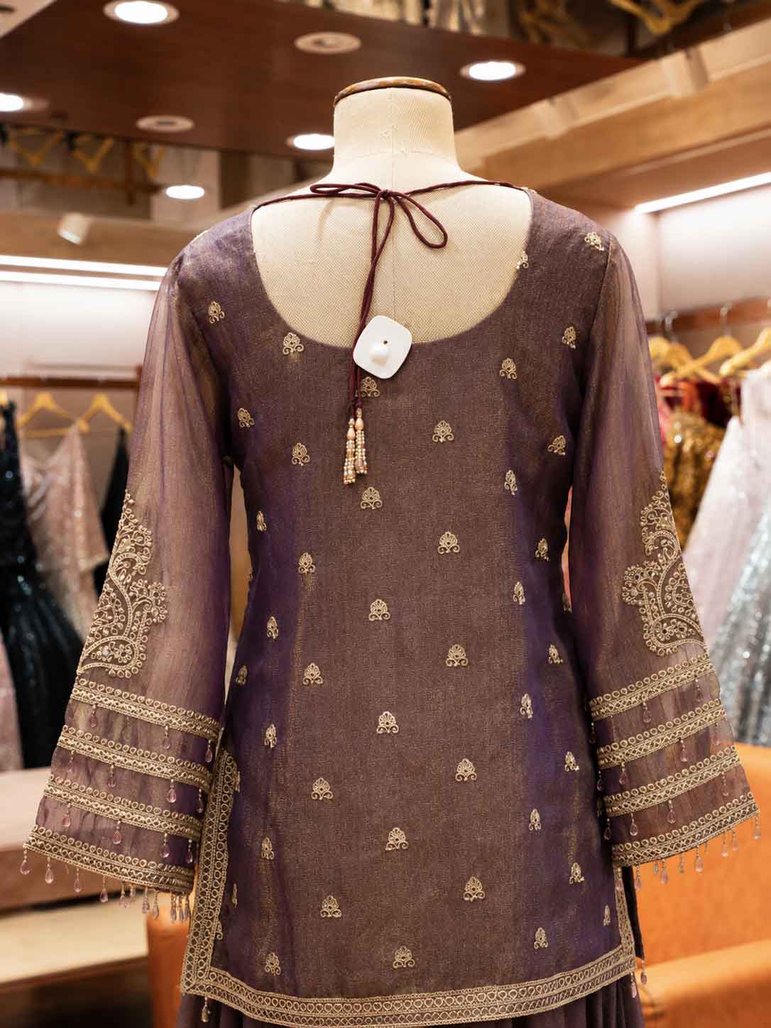 Purple Embroidered Anarkali Suit with Dupatta | Elegant Festive & Party Wear