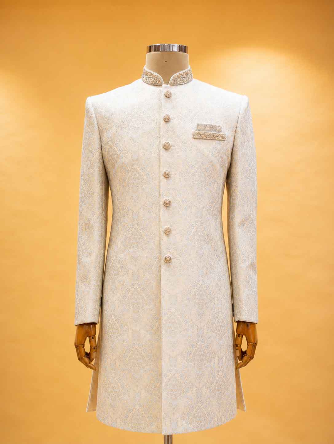 Firozi Embroidered Sherwani Set for Men | Elegant Wedding & Festive Wear