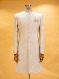 Pista Embroidered Sherwani Set for Men | Elegant Wedding & Festive Wear