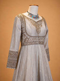 Chiku Colour Designer Anarkali Suit for Women | Embroidered Festive & Wedding Wear