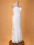 White Embellished Gown for Women | Designer Party & Evening Wear