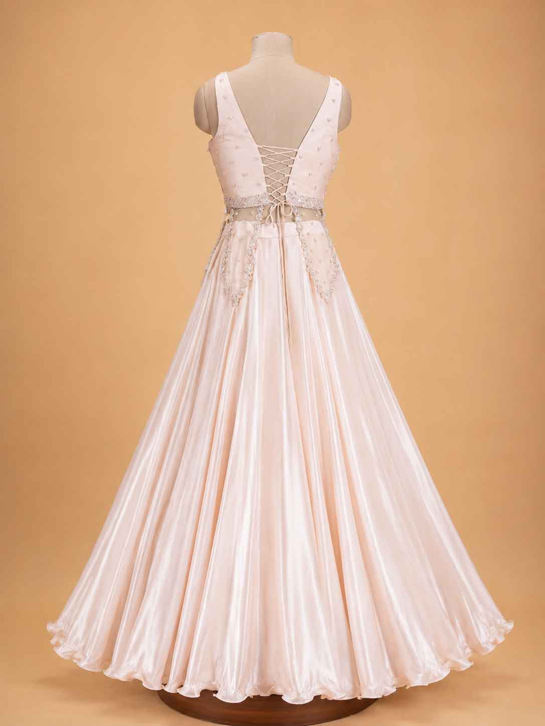 Ivory Designer Lehenga Set for Women | Embroidered Wedding Wear