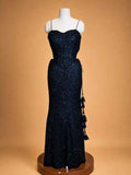 Black Embellished Mermaid Gown for Women | Designer Party Wear Dress