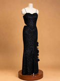 Black Embellished Mermaid Gown for Women | Designer Party Wear Dress