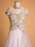 Gold Embroidered Lehenga Set for Women | Designer Festive Wear