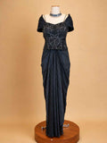 Navy Blue Designer Saree with Embellished Blouse | Party Wear Saree